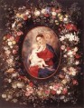 The Virgin and Child in a Garland of Baroque Peter Paul Rubens floral